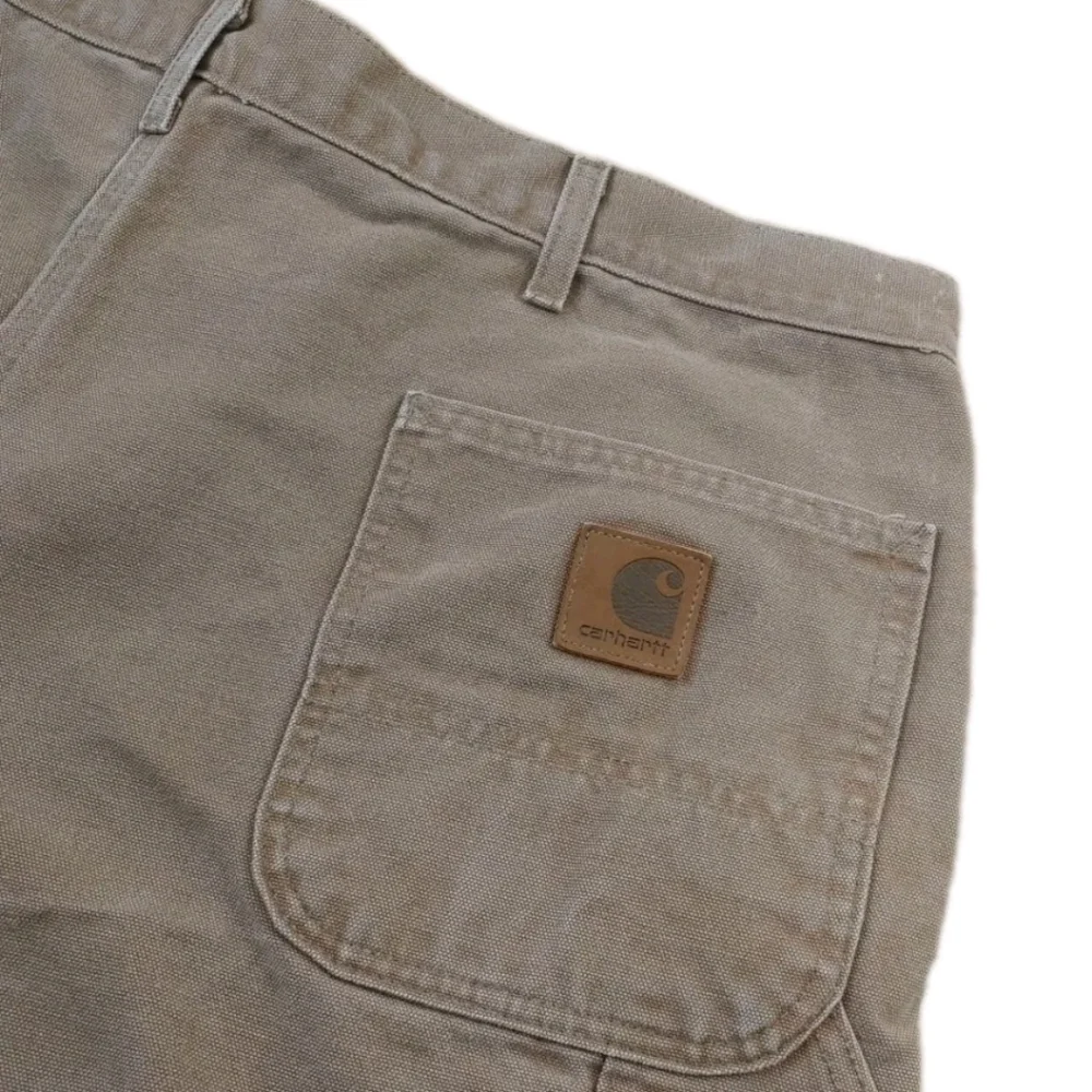 Carhartt 2 Carpenter Cargo Shorts Men 42 Brown Canvas Grunge Streetwear Y2k Vtg